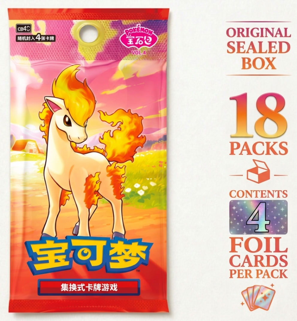Pokémon Gem Pack Vol. 4 Ponyta Edition Booster Box